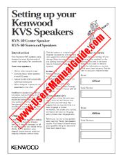 Vezi KVS-60 pdf Engleză (SUA) Manual de utilizare